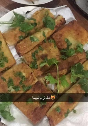 صورة لوصفة فطائر بالجبنة