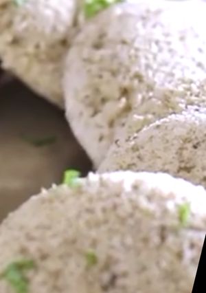 A picture of Green Idli.