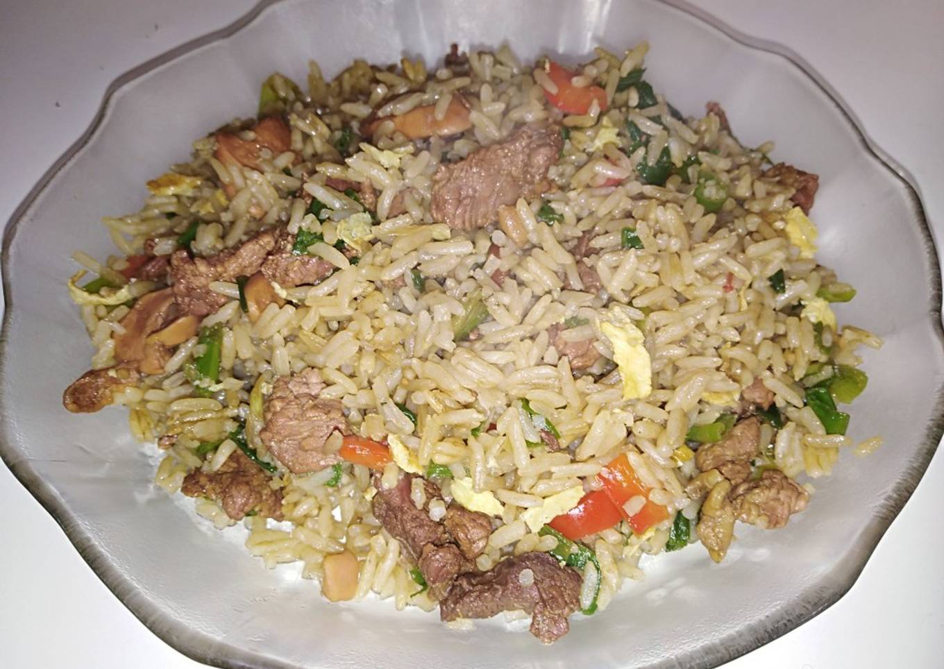 Arroz chaufa de carne