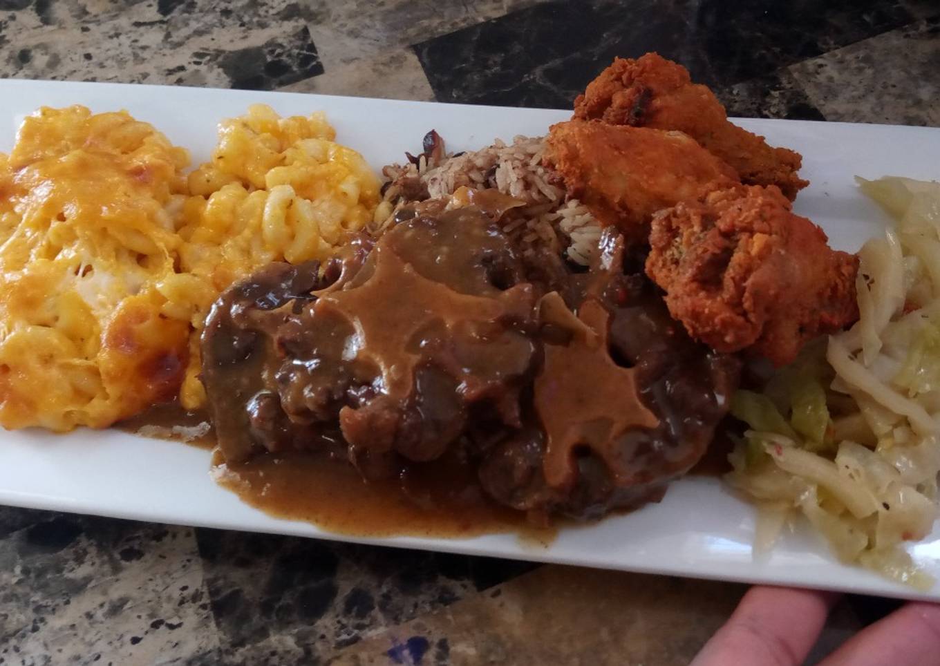 Oxtails with gravy