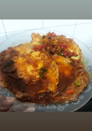Foto resep Telor Ceplok Pedas Manis