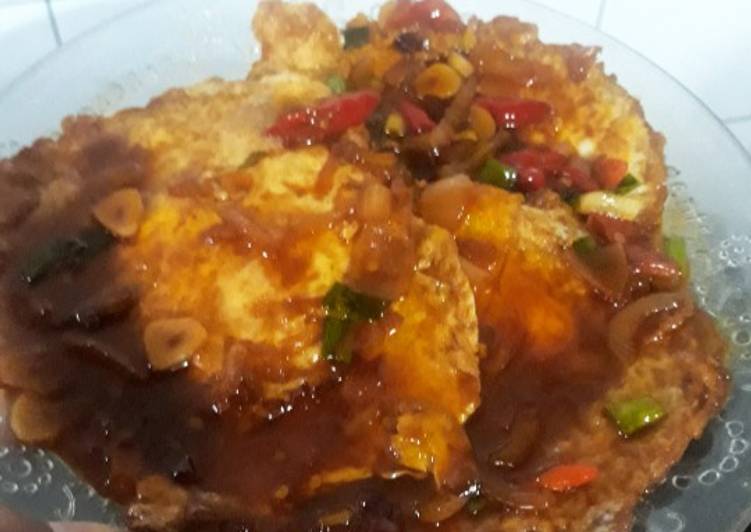 Telor Ceplok Pedas Manis