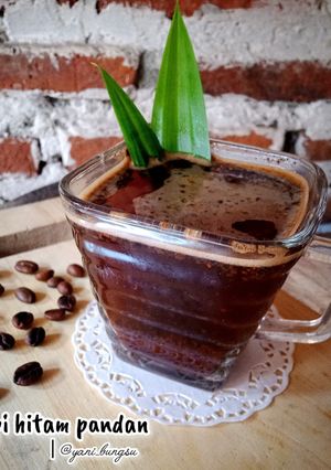 Foto resep Kopi hitam pandan