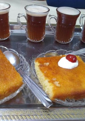 صورة لوصفة بسبوسة اقتصادية