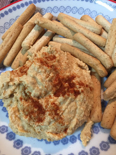 Una foto de Hummus de garbanzos Thermomix