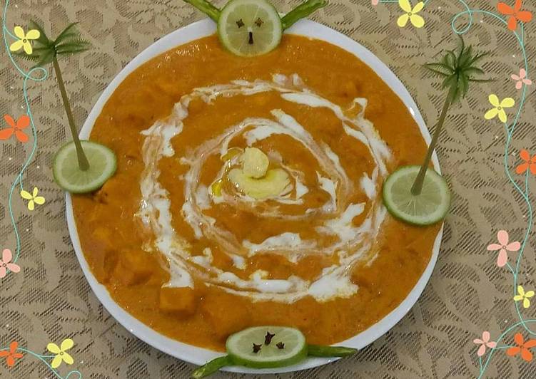 Recipe of Award-winning Butter paneer masala/paneer makhani/paneer makhanwala