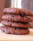 Galletas veganas doble chocolate