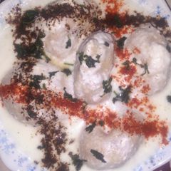 A picture of Sabudana dahi vada.