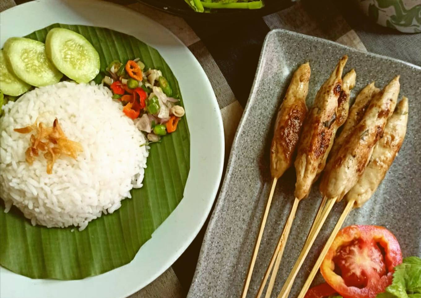 Sate Lilit Ayam Sederhana