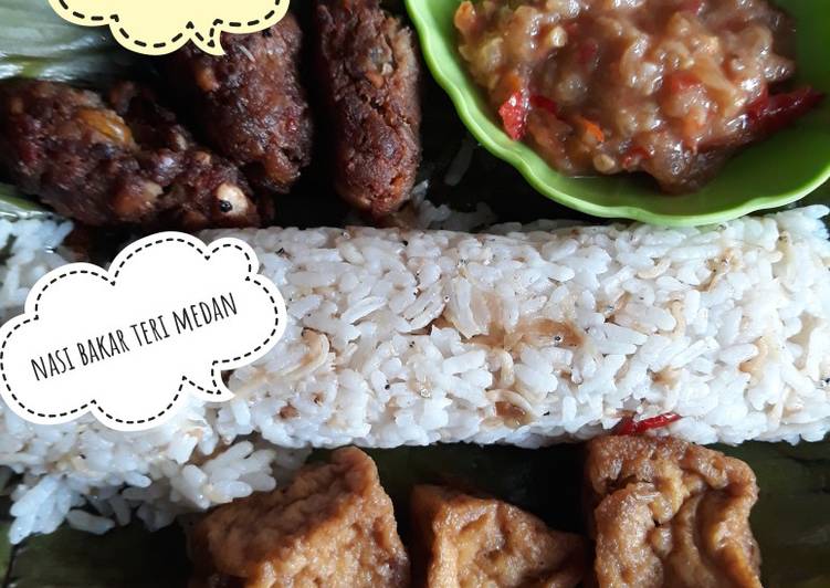 Nasi bakar teri medan