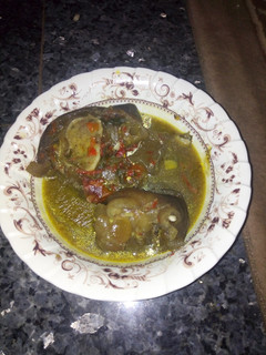 A picture of Cowleg pepper soup.