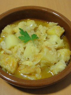 Una foto de Patatas con bacalao