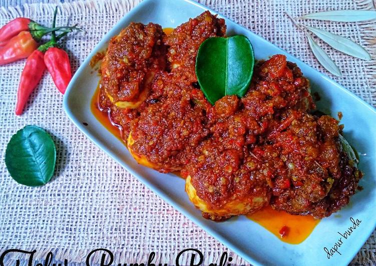 Resep Telur Bumbu Bali, Lezat