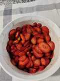Fresas Maceradas en Vinagre y Azúcar