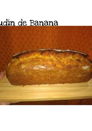 Una foto de Budín de Banana