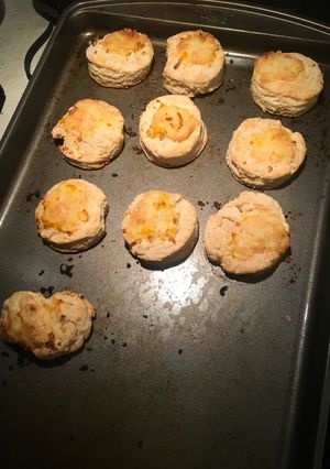 A picture of Orange biscuits.