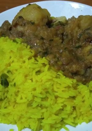 A picture of Tumeric Rice.