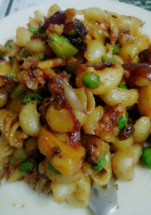 A picture of Vegetable pasta.