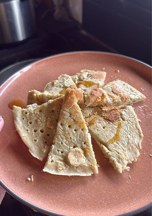 Una foto de Panqueques de Banana y Harinas sin TACC ni horno