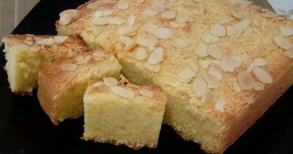 Resep Bolu Keju Tabur Almond Panggang Oleh Dapur Mentik - Cookpad Resep Bolu Keju Tabur Almond Panggang Oleh Dapur Mentik - Cookpad
