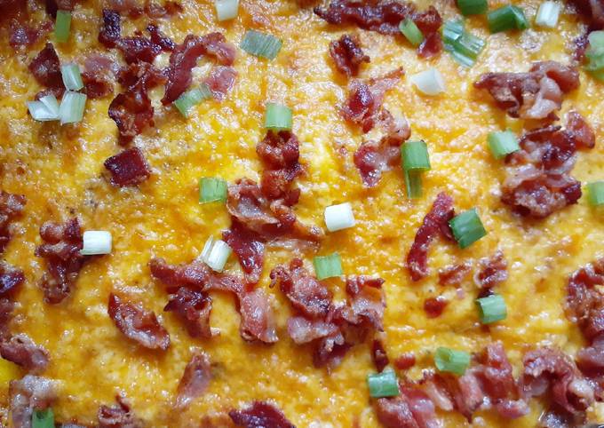 Steps to Make Gordon Ramsay Sausage bacon and egg casserole