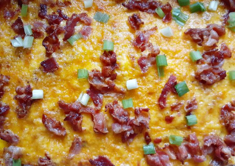 Fresh Sausage bacon and egg casserole