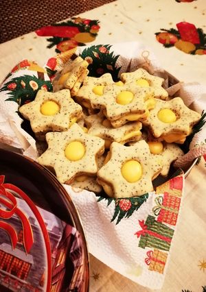 Citromkrémes mákos linzer recept fotója