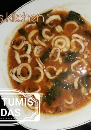 Foto resep Cumi tumis pedas