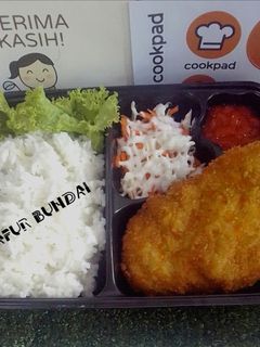 Foto resep Chicken Katsu (Versi Bento Box)