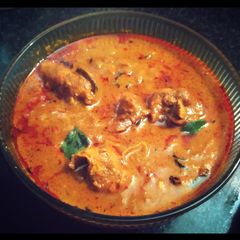 A picture of Spicy🌶Chicken chettinad.