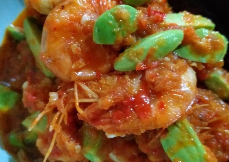 Resep 🌶️Sambal pete udang🍤 yang Bikin Ngiler
