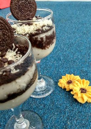 Foto resep Oreo chessecake simple