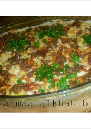 صورة لوصفة فتة حمص
