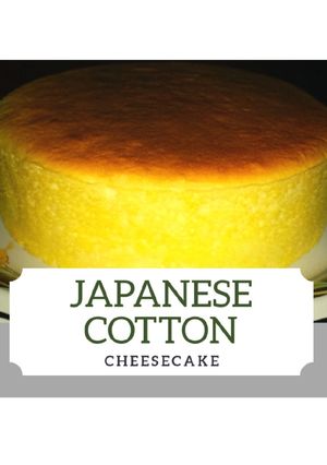 Foto resep Japanesse Cotton Cheesecake dg creamcheese homemade