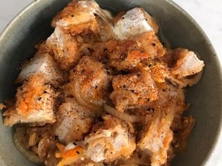 Katsudon or could be oyako don - Japanese staple dish