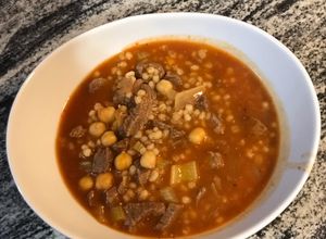 Una foto de Sopa de carne