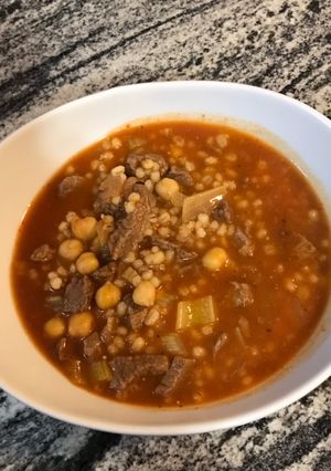 Una foto de Sopa de carne
