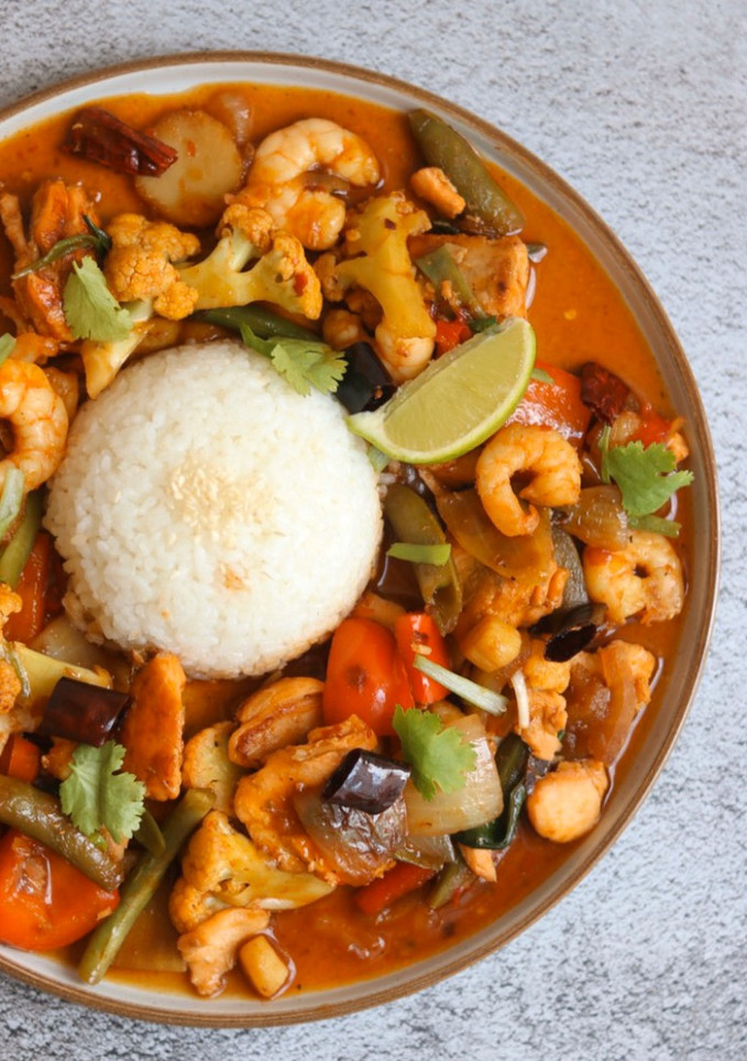 A picture of Wagamama style- Prawns and salmon Fire Crackers 🔥🥢.