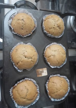 Una foto de Muffins de Mantequilla de Maní