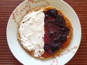 Una foto de tortitas con harina de espelta