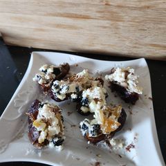 Semi Dry Fruit Filled Dates A picture of Semi Dry Fruit Filled Dates.