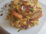 Revuelto jamón serrano