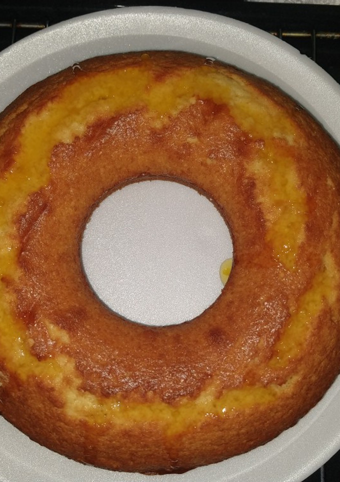 Una foto de Budín de naranja esponjoso