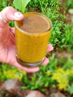 A picture of Palak soup.