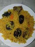 أرز بسمتي ب اللحم مع البرقوق 😋😋😋👌