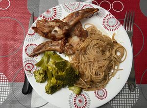 Une photo de Haut de lapin à la moutarde