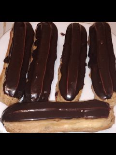 صورة لوصفة الاكلير بعجينة الشو
