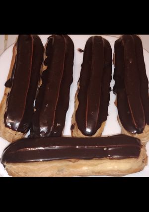 صورة لوصفة الاكلير بعجينة الشو