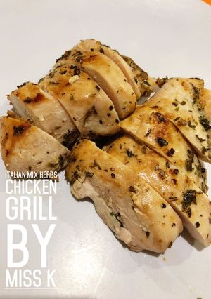 Foto resep Italian Mix Herbs Chicken Grill (Menu diet dan enak)