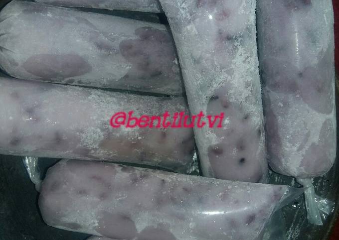 Standar Cara  buat Es mambo tape ketan item dijamin empuk dijamin enak